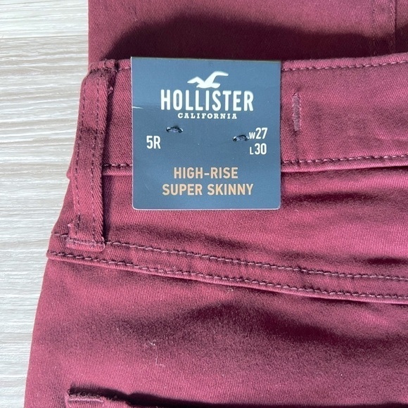 HOLLISTER high-rise super skinny classic stretch pants size 5 NWT - Picture 10 of 13